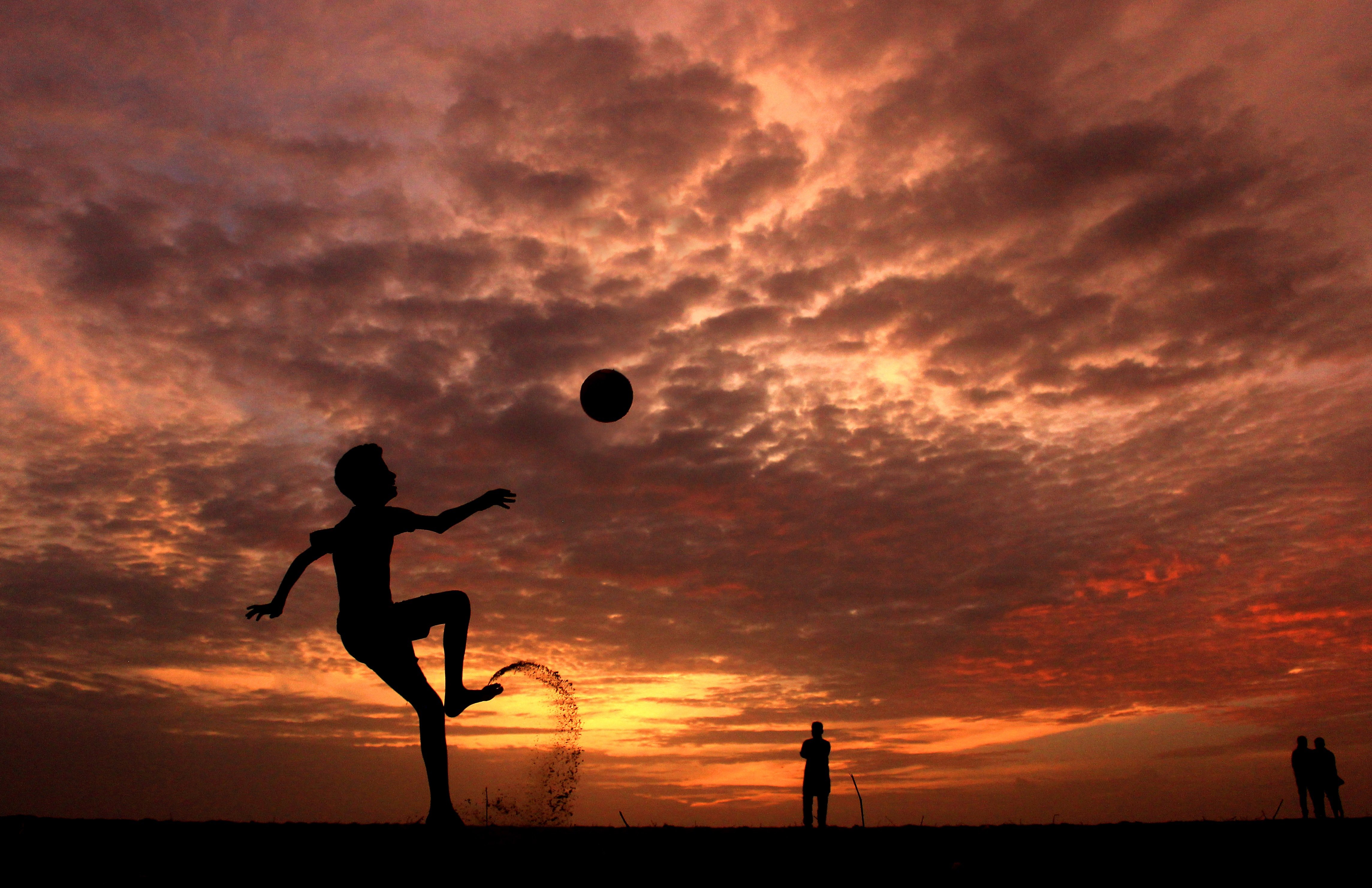 Football Players playing